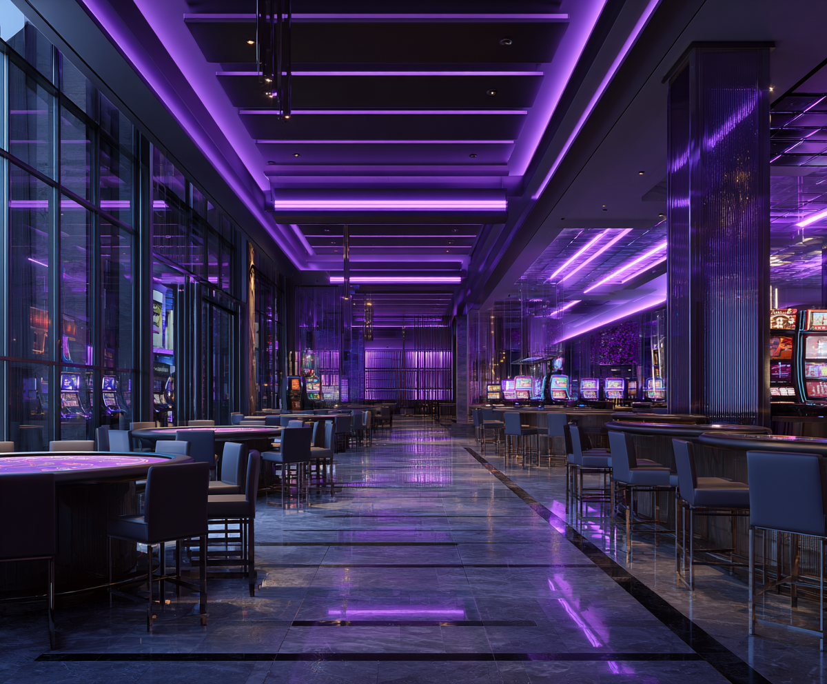 Casino interior at Resort Golden Haven